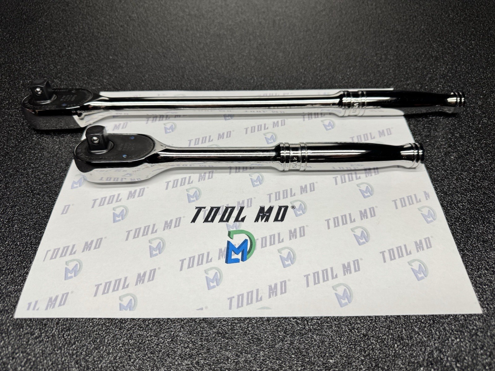 Snap-on Tools USA NEW 2pc 1/2” Drive Chrome Fixed-Head Ratchet Set S80A SL80A