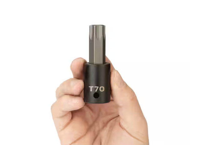TEKTON 1/2 Inch Drive x T70 Torx Impact Bit Socket | SIB24270