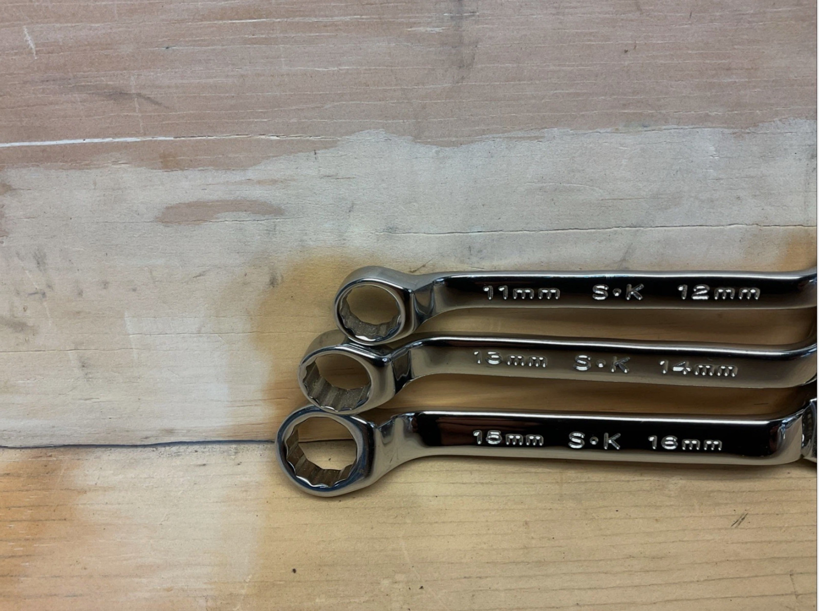 For 3 SK ) MetricTools USA 11,12;13,14;15,16, Box End Wrench Short Offset Stubby