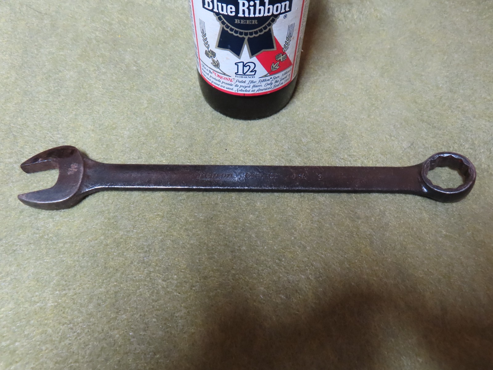 Vtg Snap-On GOEX-20,11/16″ Comb. Wrench,9-1/4″,1965 Black,USA~AVG+🤠SO7.10.26