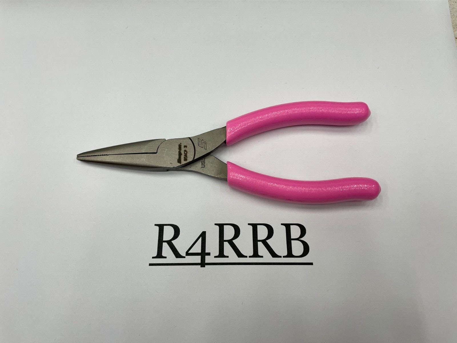 Snap-on Tools USA NEW PINK Soft Grip 6″ Talon Grip Needle Nose Pliers 95ACFP