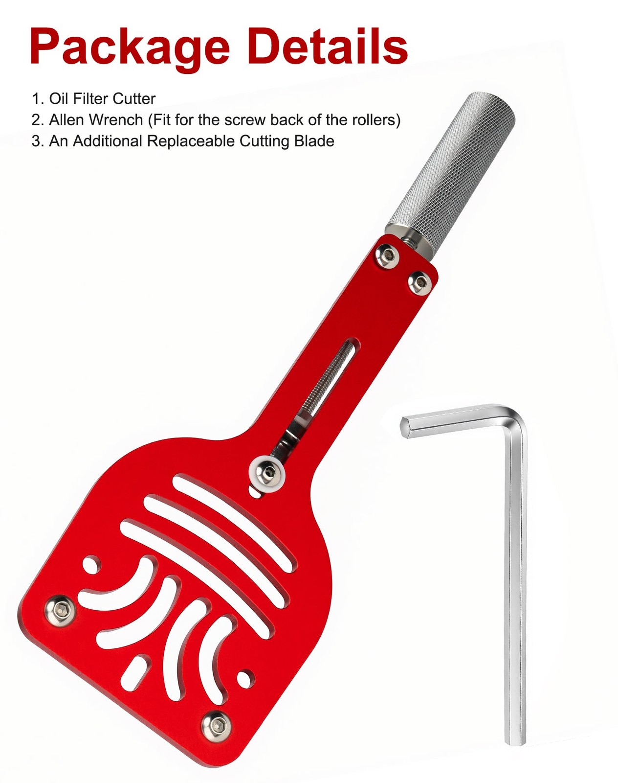 77750 Oil Filter Cutter, Oil Filter cutting tool for Adjustable cut range 23/…