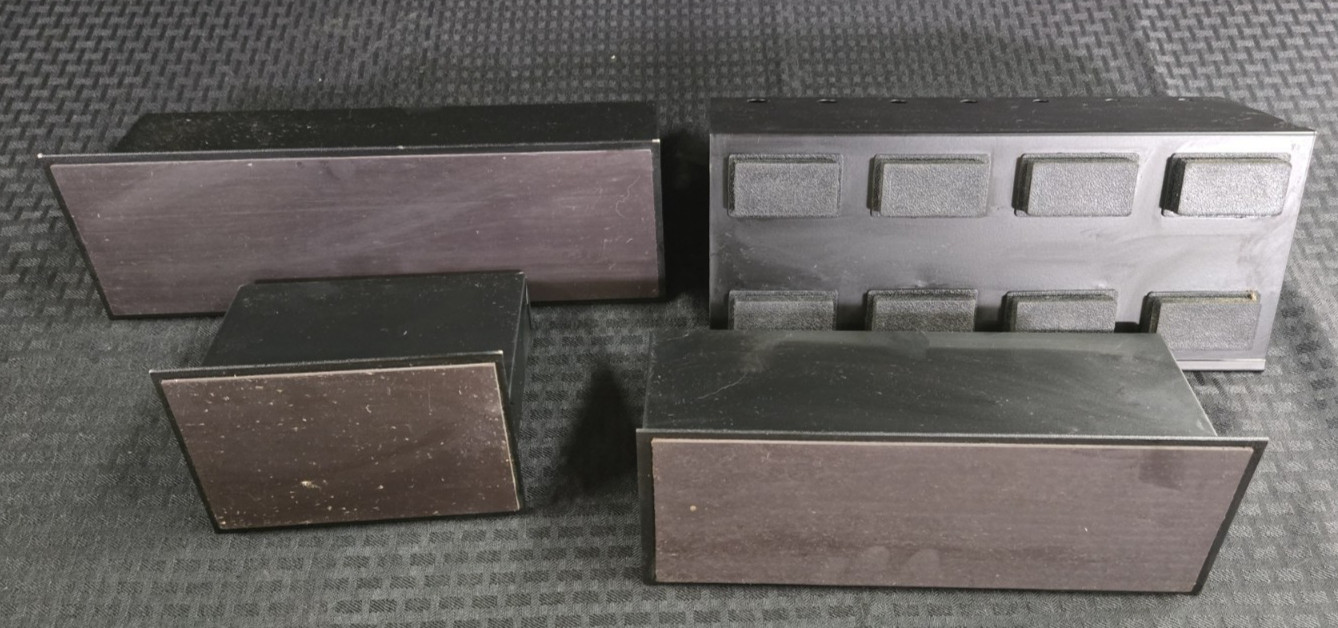 Set Of 4 Blue Point New Magnetic Trays #BLPMPT12A, 10A, 6A, + BLP3CANHLDRA-USED