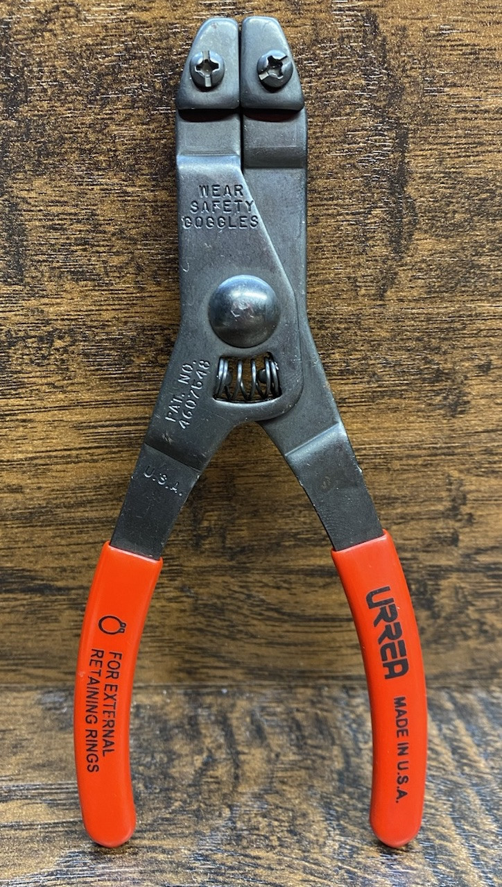 URREA No. 380 External Snap Ring Pliers U-380 USA No Tips NOS