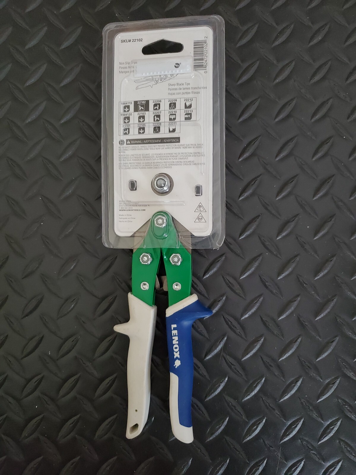 Lenox 102 Aviation Snips. Non Slip Grips. Brand New.