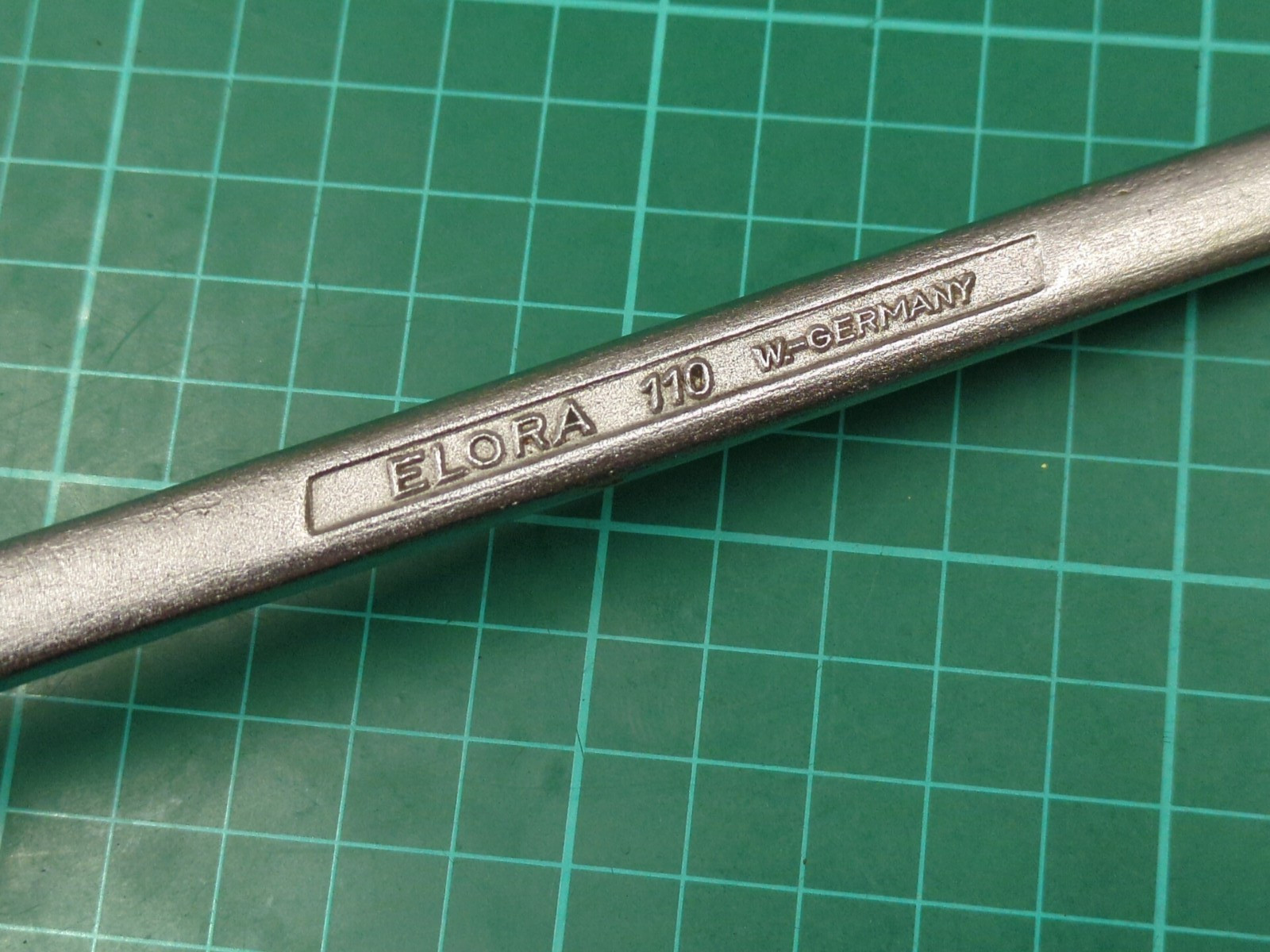 Vintage ELORA No.110 9/16″ x 5/8″ AF Offset Ring Spanner, Made In West Germany