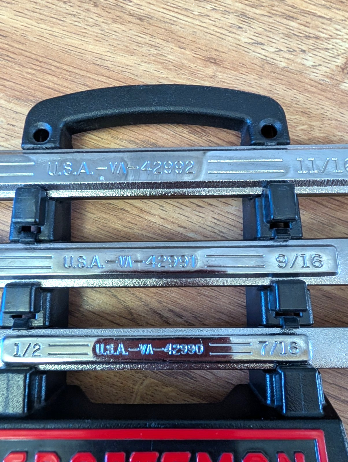CRAFTSMAN SAE 42512 EXTREME GRIP 3 PC WRENCH SET USA 7/16″-3/4″ Never Used