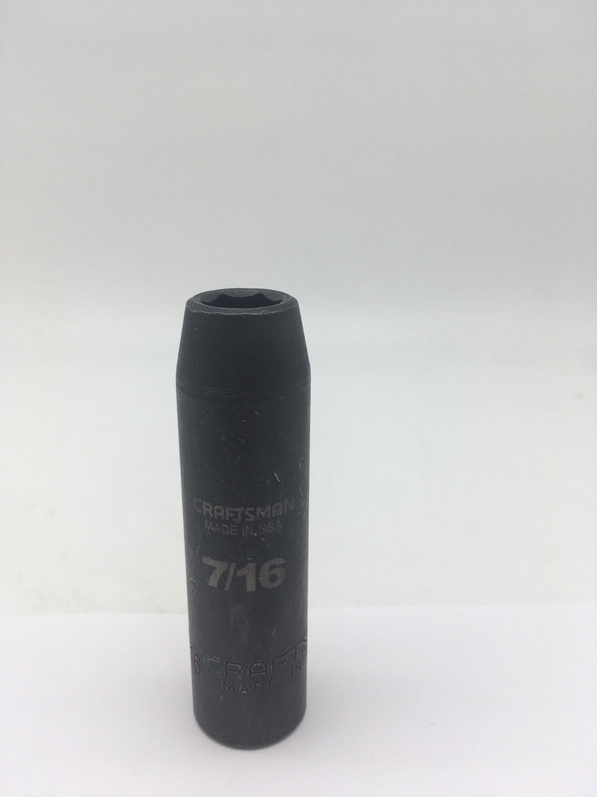 Craftsman 15996 GK 7/16in 1/2″ Drive 6 Point Deep Impact Socket USA Tools