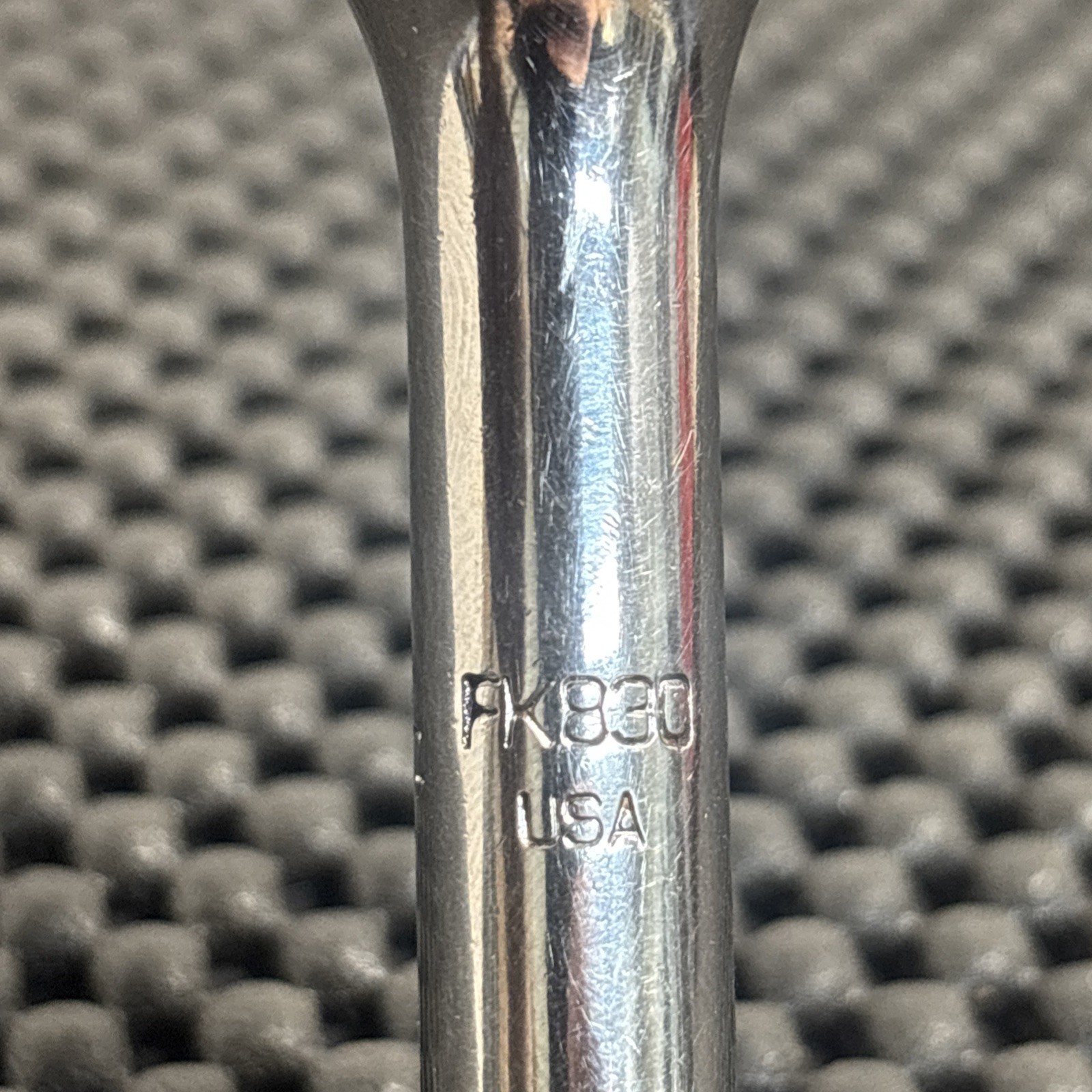 Snap On USA 3/8″ Drive Stubby Chrome Ratchet FK830