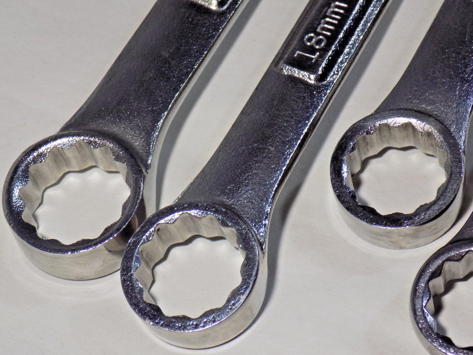 A++ Near Mint 13 Pc. USA Craftsman -VA- 7-19MM Satin Finish Combo Wrench Set-A++