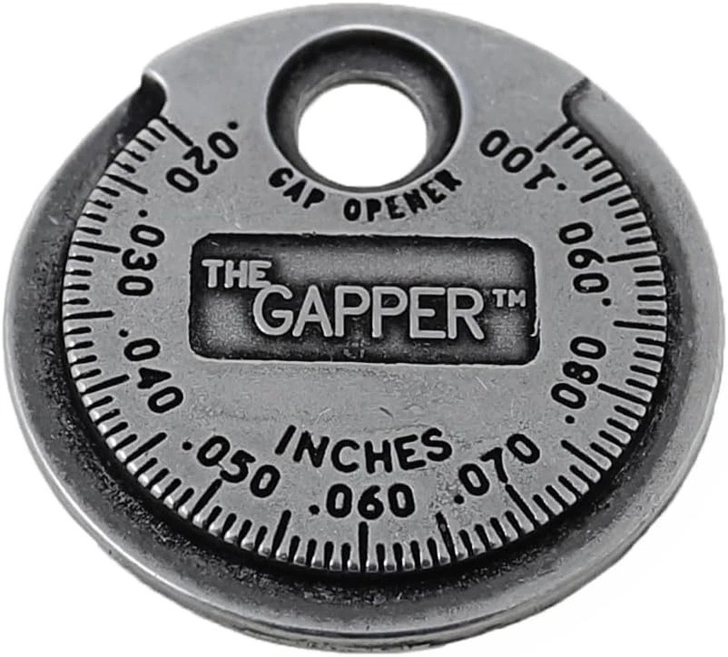 Professional Plated Steel Spark Plug Gapper with 0.020″–0.100″ Measurement Range