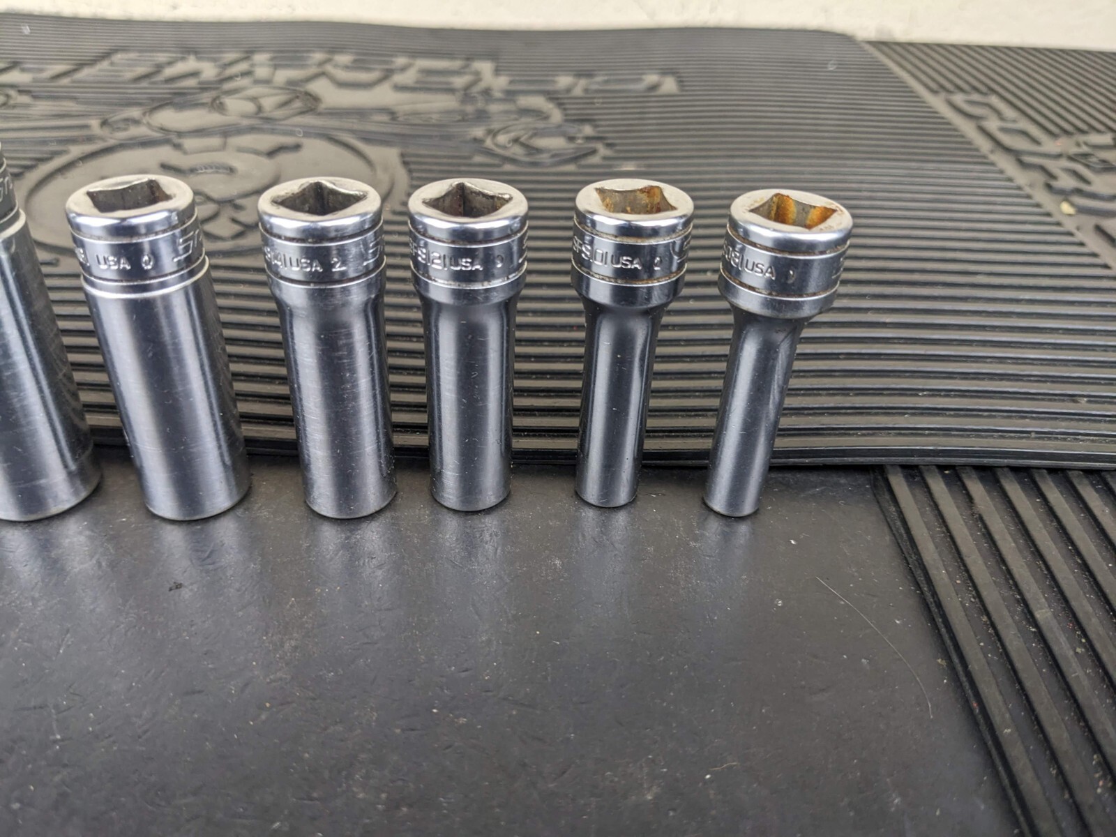 #bg224 Snap on Tools 211SFSY 3/8″ Drive Deep Chrome Socket Set Socket Set