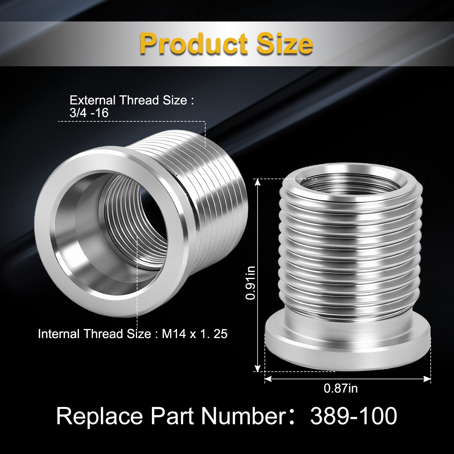 10x Spark Plug Port Insert for 96 97 98 99 2000 2001 2002 2003 Ford 4. 6L 5. 4L
