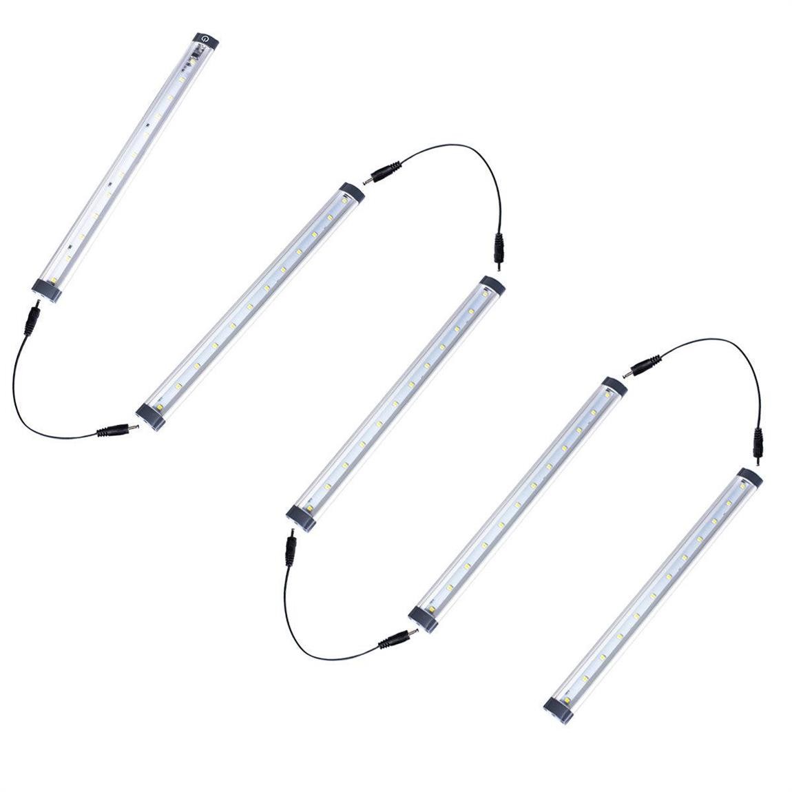 Montezuma MLA-5 LED Workspace Light Kit, 5-Bar, 12 Inch, Magnetic