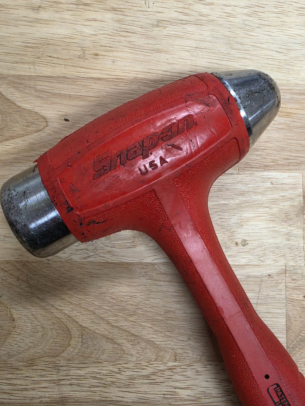 Snap-On Tools HBBD32 Red Ball Peen Dead Blow Hammer 32 Ounce. USA