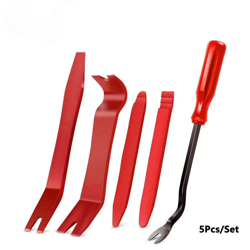 5Pcs/Set Trim Removal Pry Tool Kit for Car Radio Door Panel Fastener Dashboard
