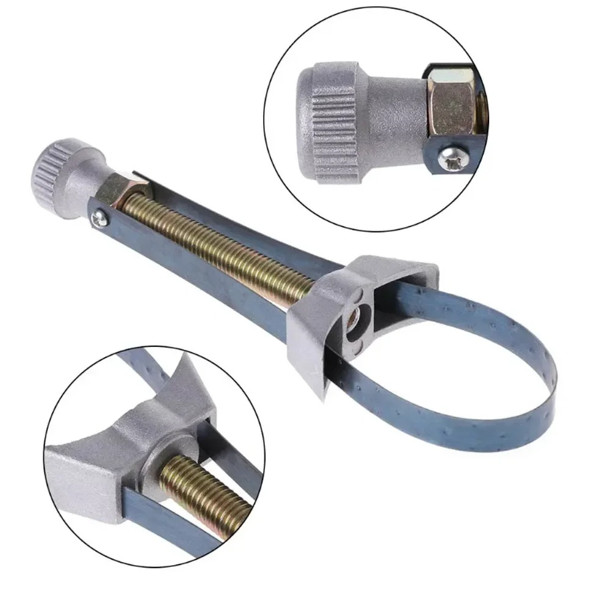Oil Filter Removal Tool Strap Wrench Diameter Adjustable 60mm To 120mm Car Auto