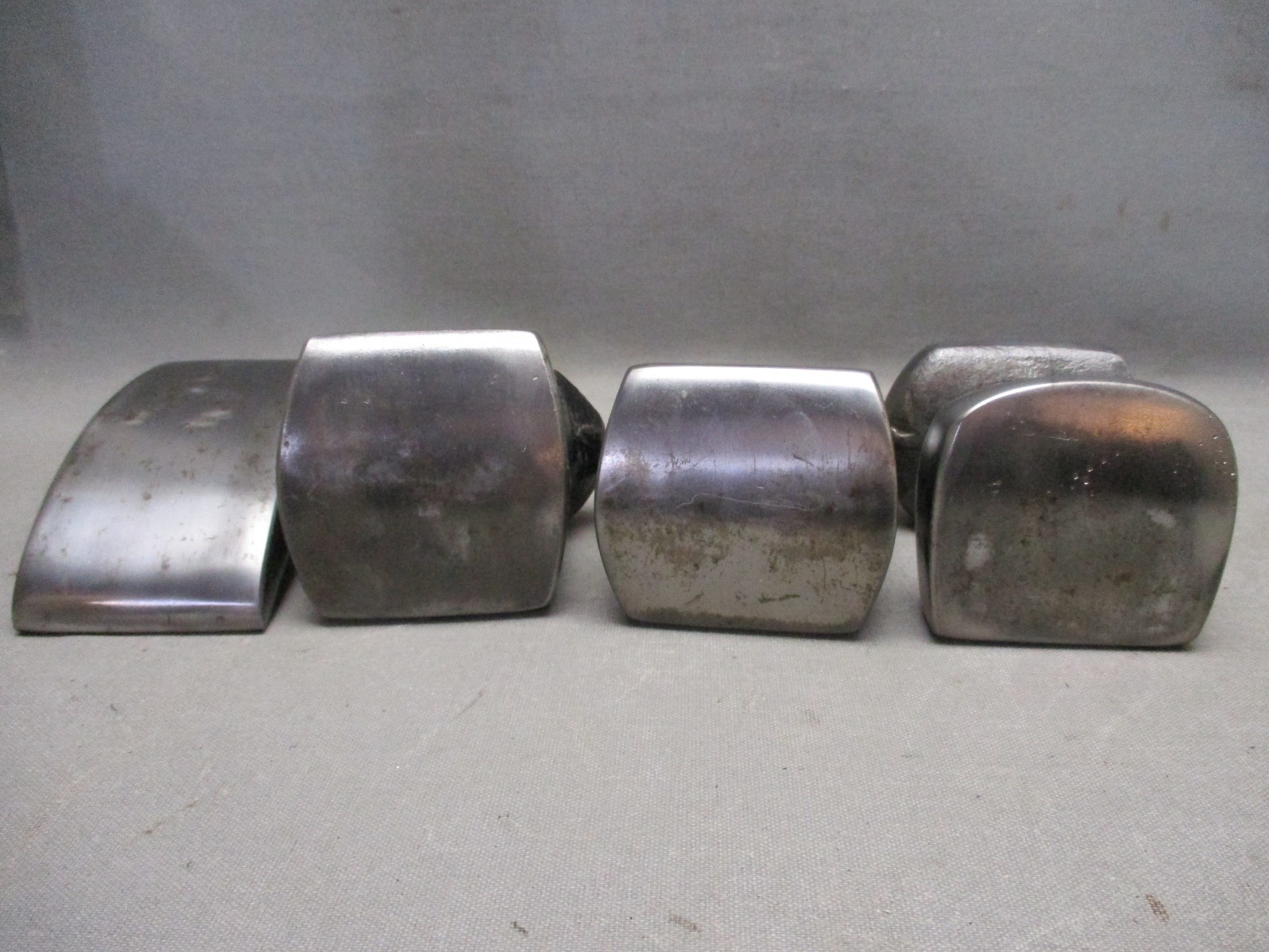 4 pc lot of Auto Body Sheet Metal Forming Dollies Dolly Curved General Purpose