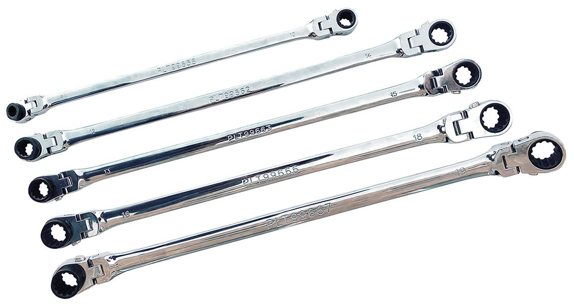 PLT-99650 – 5Pc. XL Reversible Ratcheting Metric Wrench Set