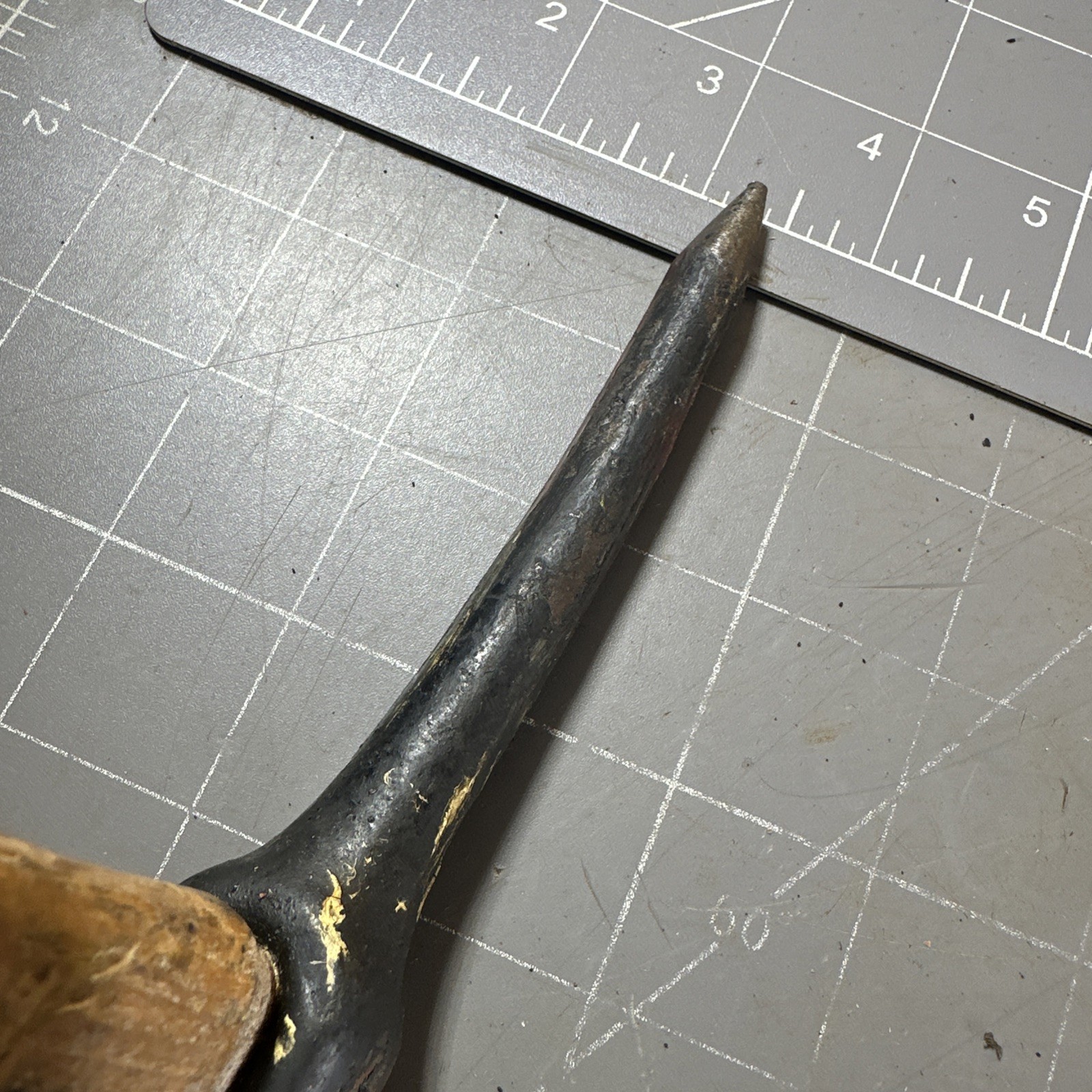 Vintage Auto Body Pick Bumping Hammer Wood Handle⁠