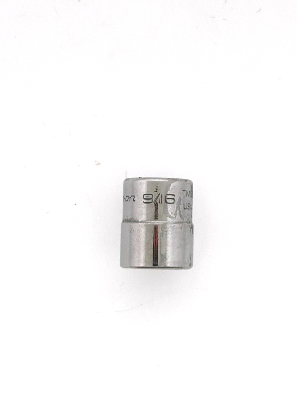 Snap on TM18 9/16in SAE 1/4” Drive 6-Point Shallow Chrome Socket