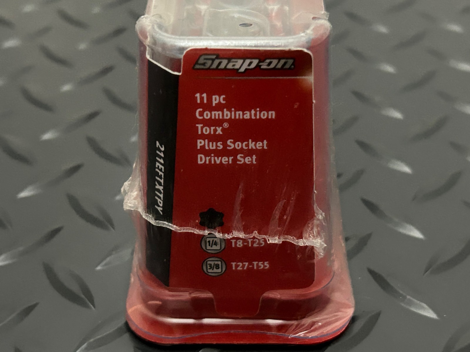 Snap-on 1/4″ 3/8″ dr T8 to T55 11pc TORX Plus Socket Driver SET 211EFTXTPY New
