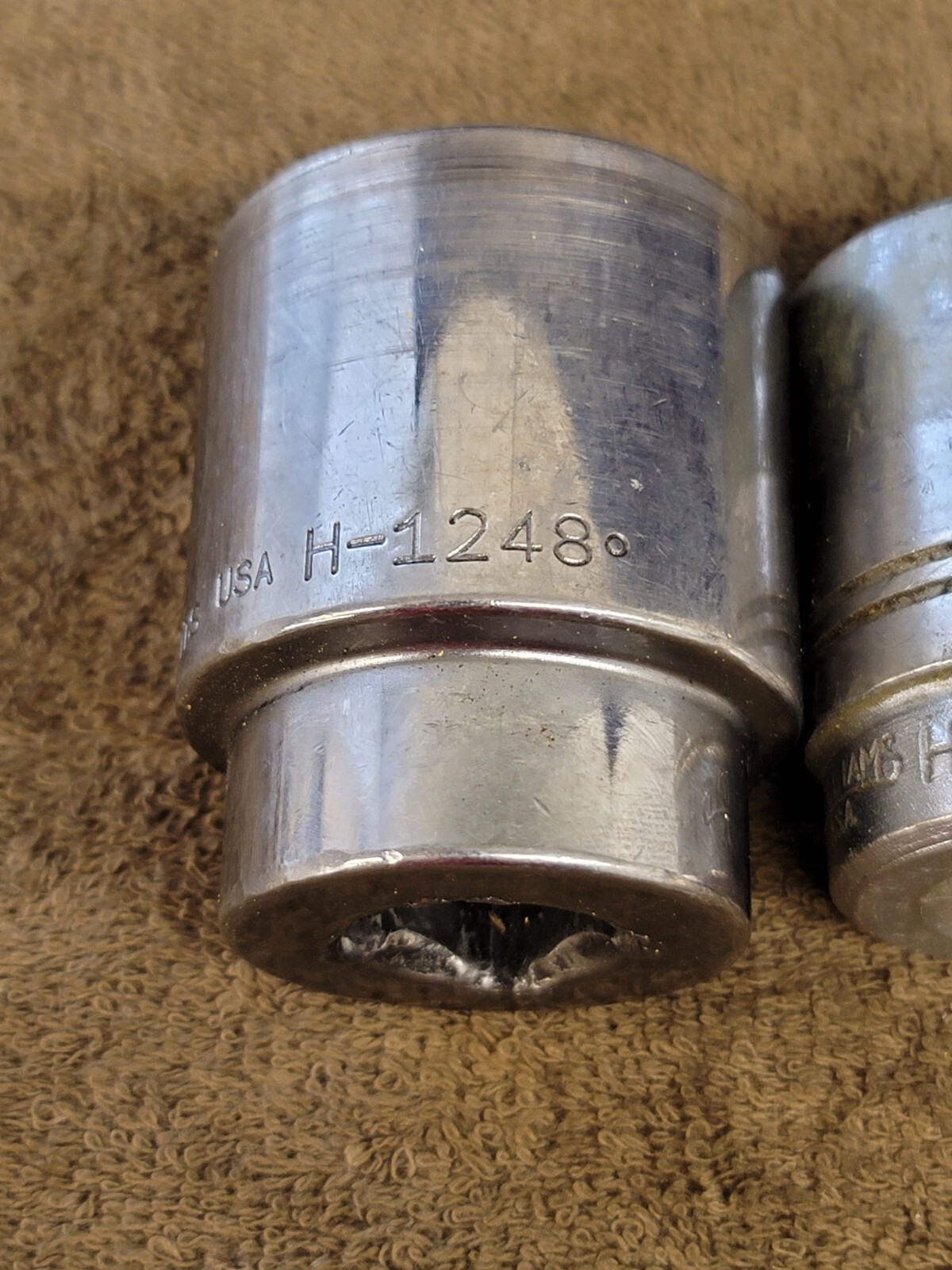 4 Williams Sockets H-1248 3/4″ Drive Sae 1-1/2 1-1/4 15/16 5/8 Set USA