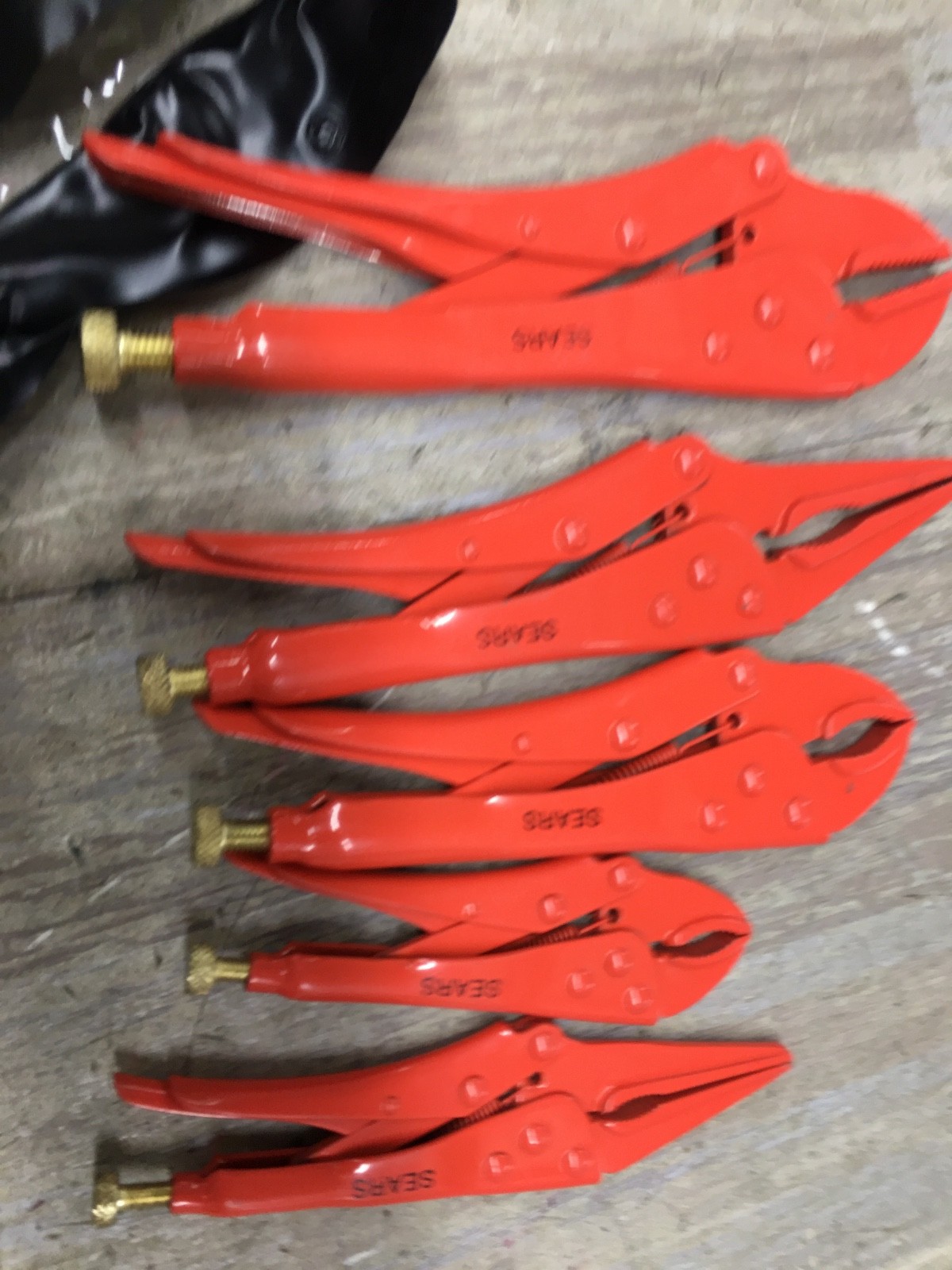 SERIES 9-30125 Sears Craftsman 5pc Locking Plier Set 5″ to 10″ BARELY USED