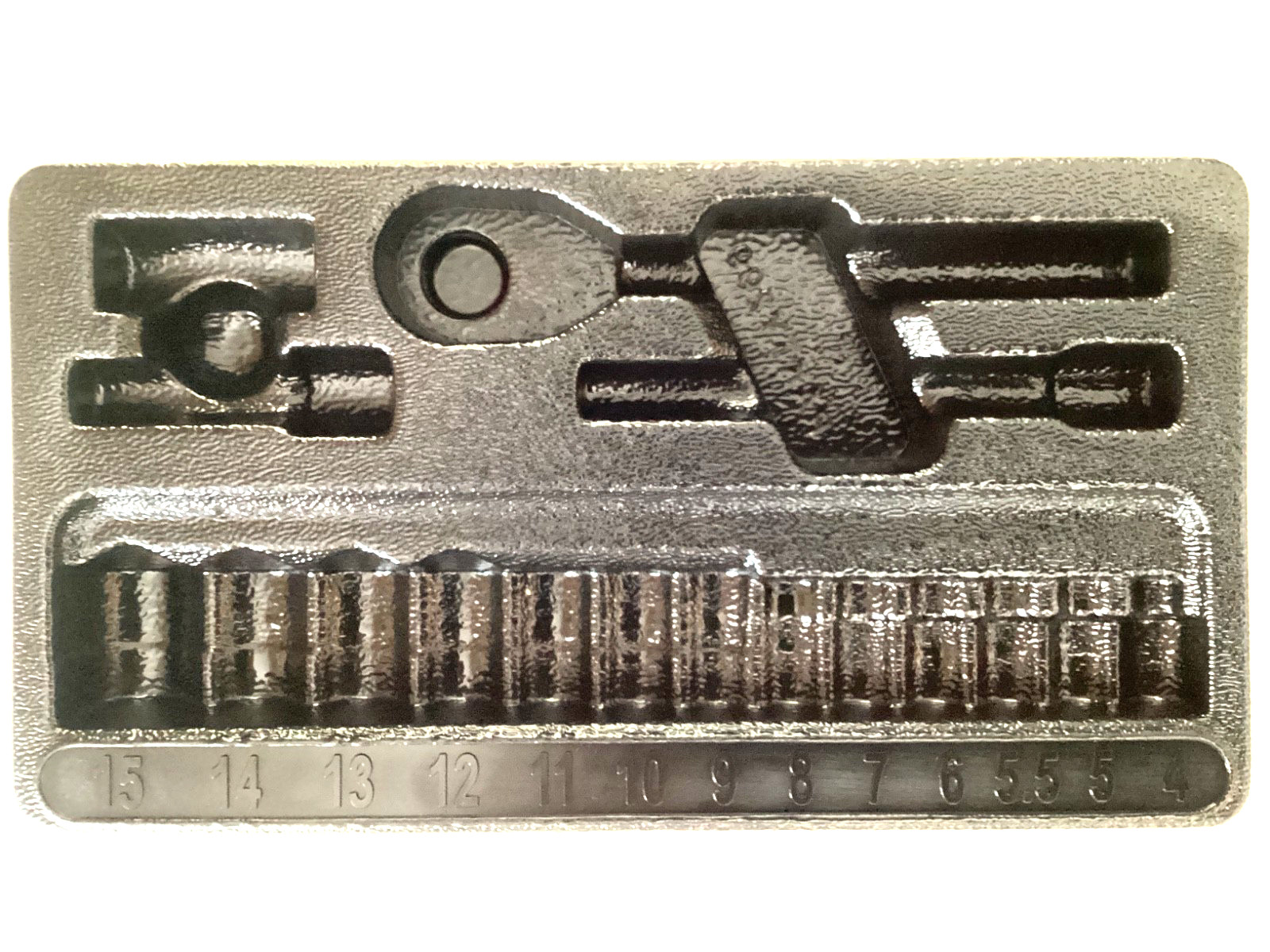 Snap On USA NEW Tray And Cover For 117TMM 17 Piece 1/4″ Drive Metric Starter Set