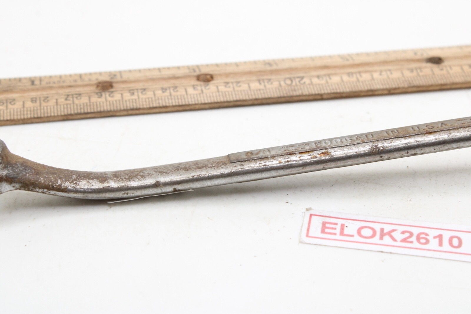 Craftsman =V =Series 5/8″ X 3/4″ 12 Point SAE Offset Box Wrench USA Modified
