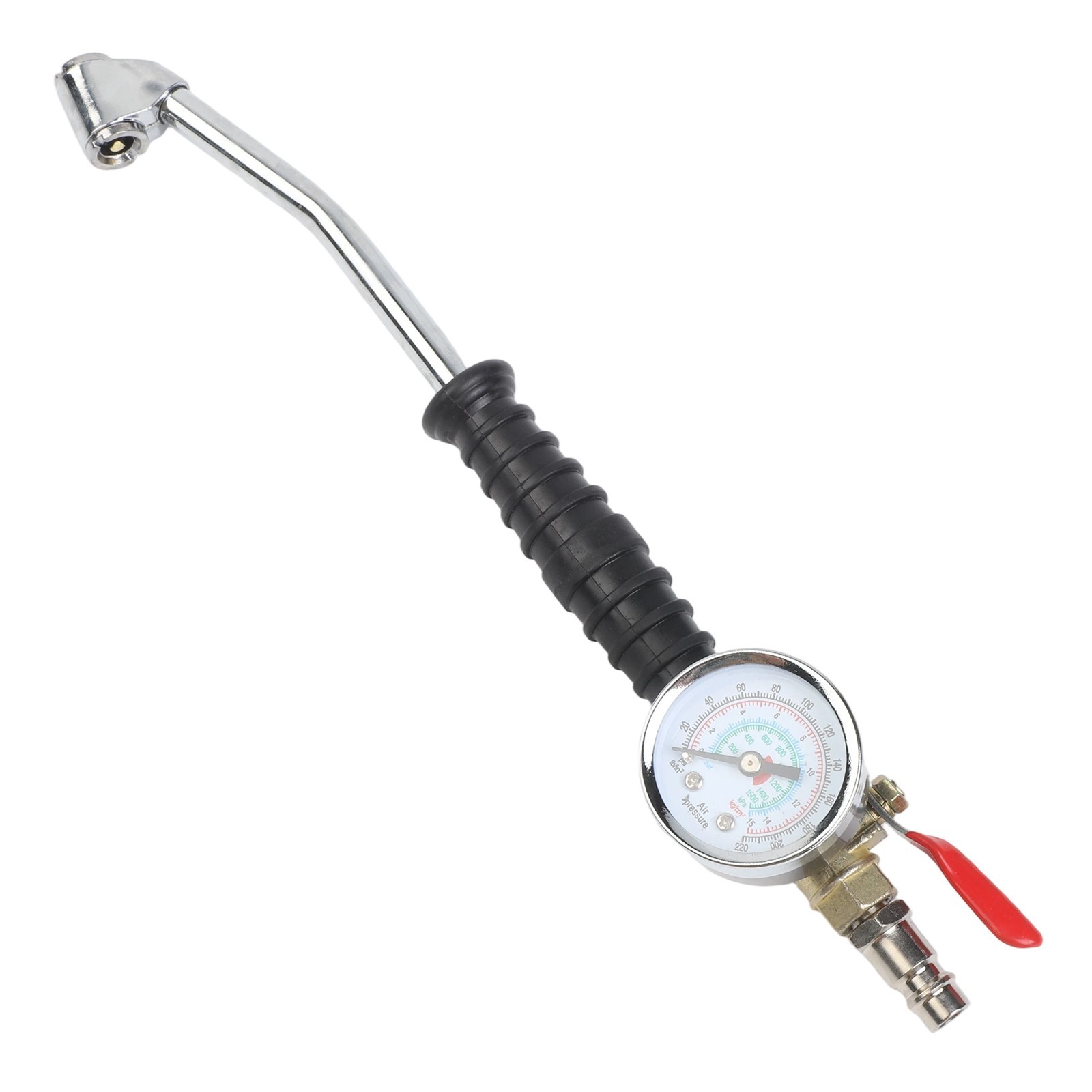 Compact Tire Pressure Inflator 220PSI with Valve for Essential Tire For Care
