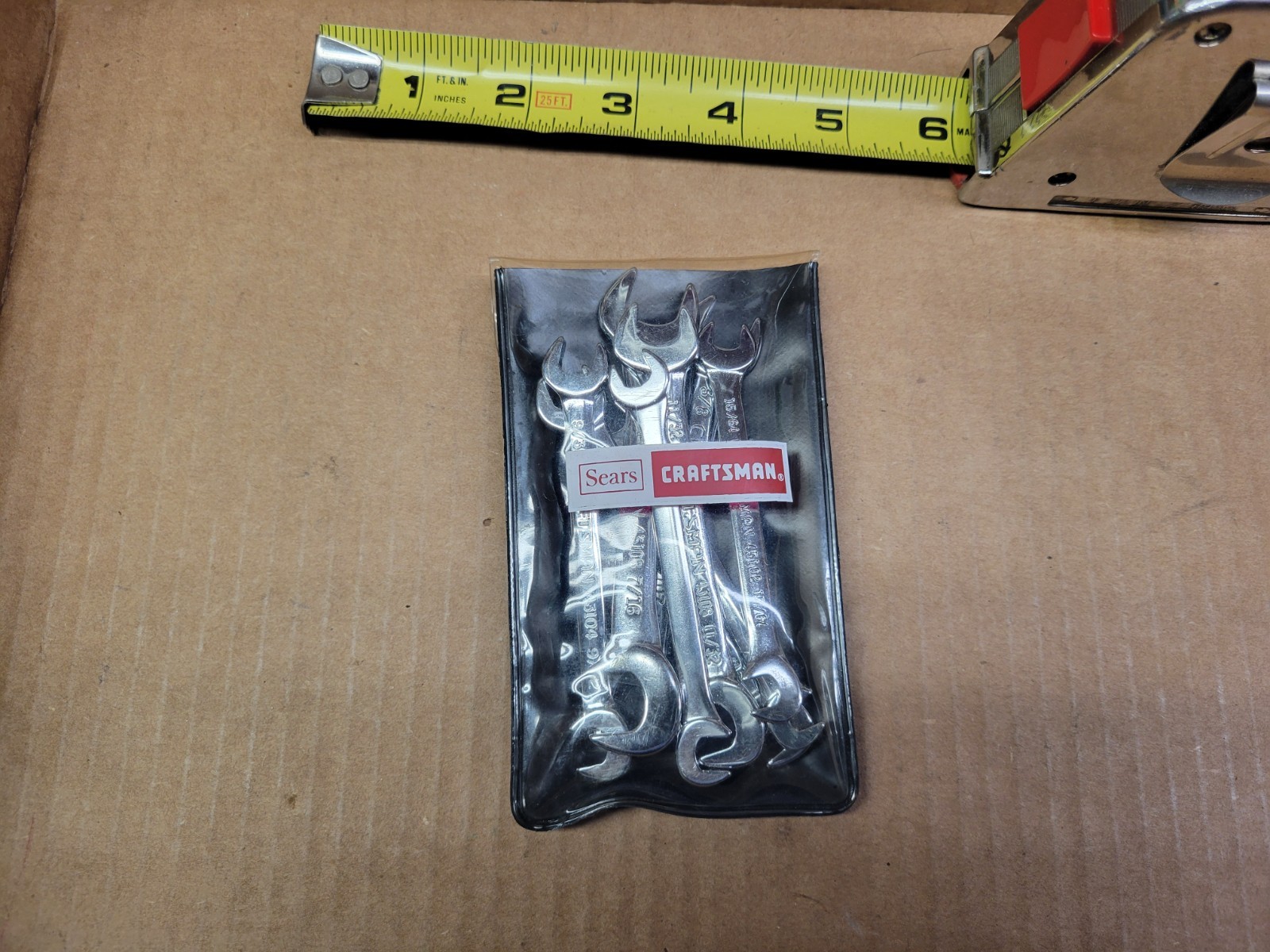 Craftsman USA 8-Piece Open End Ignition Wrench Set with Pouch No 4306
