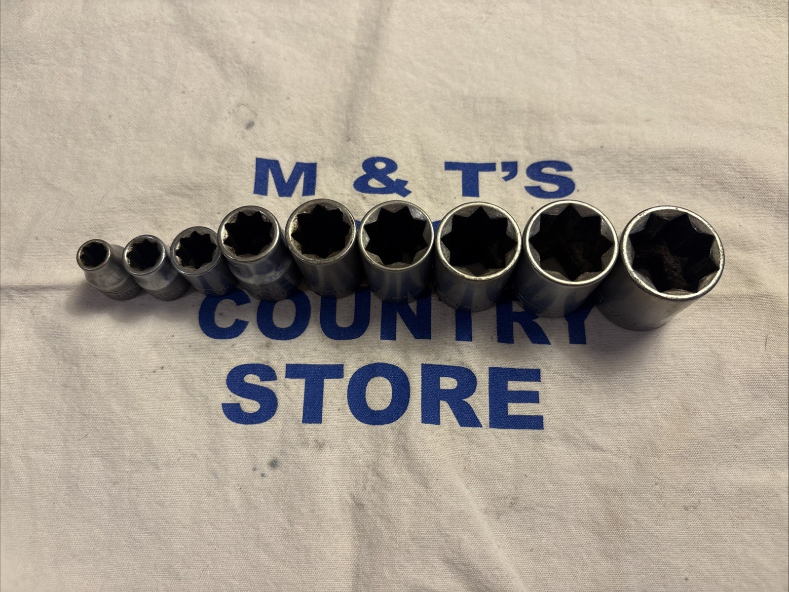 Craftsman USA 3/8″ & 1/2″ Drive 9pc Double Square Socket Set 1/4″-3/4″