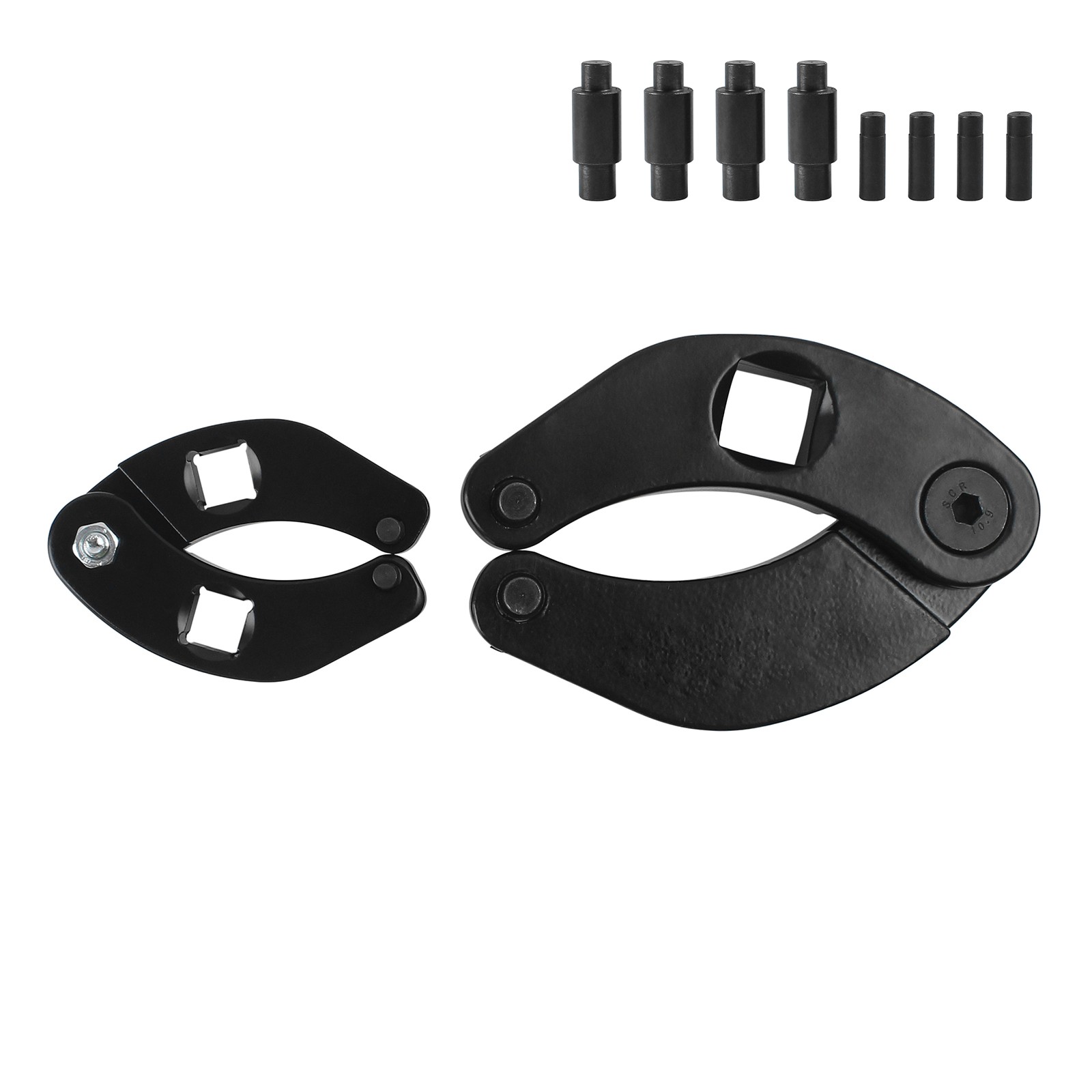 Black Adjustable 1266 Gland Nut Wrench 7463 Spanner Tool for Hydraulic Cylinders