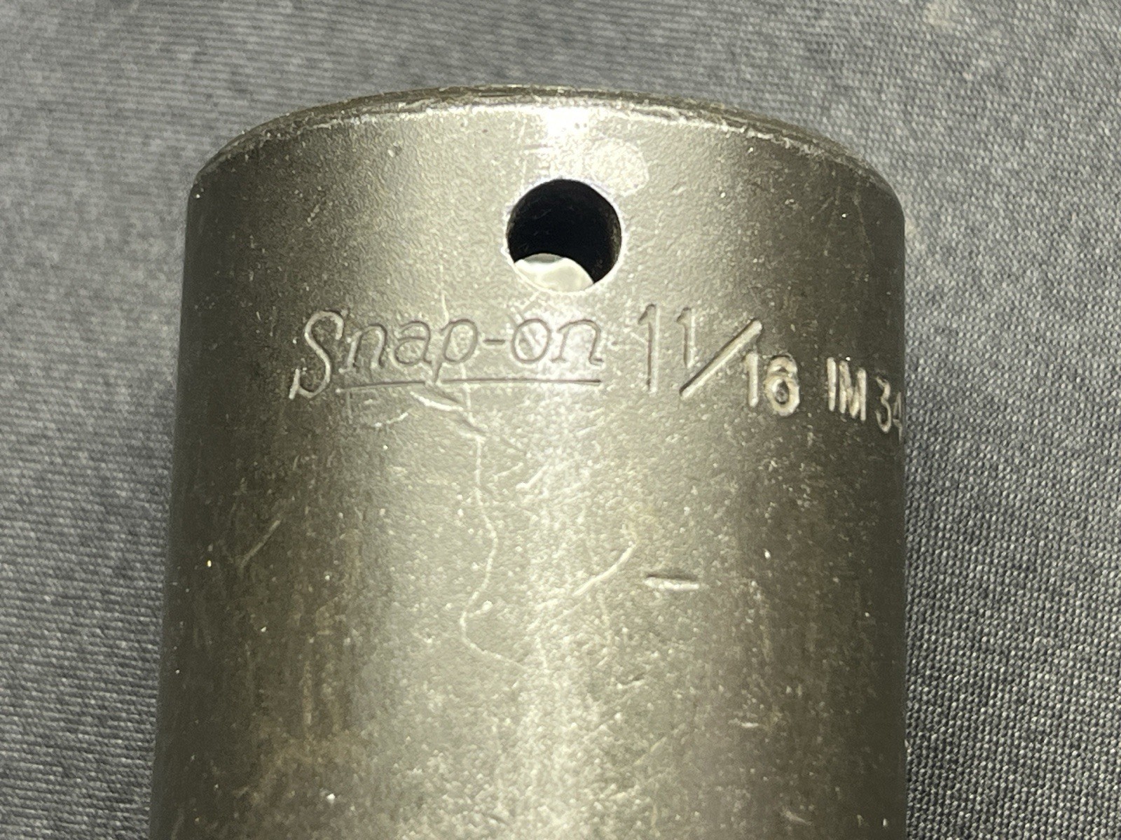 Snap-On Tools 1/2″ Drive 1-1/16″ 27mm 6-Point Shallow Impact Socket IM340 USA