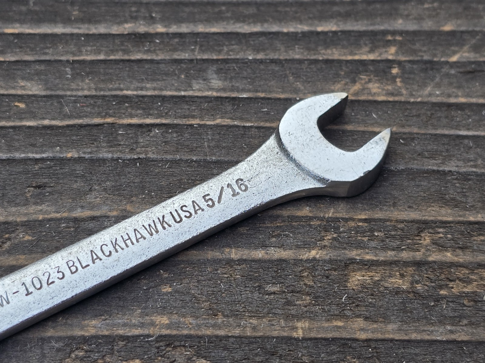 Blackhawk Vintage Made In U.S.A. Combination Wrench 5/16″ BW-1023 6 Pt.