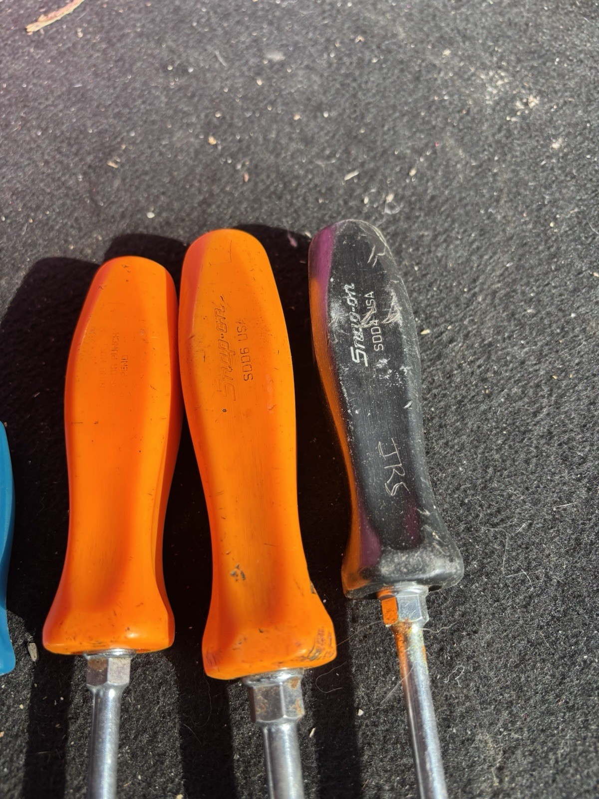 Snap On Tools Screwdrivers A Lot 5 Screwdrivers SDT SSD6 SSD4 Used Condition!
