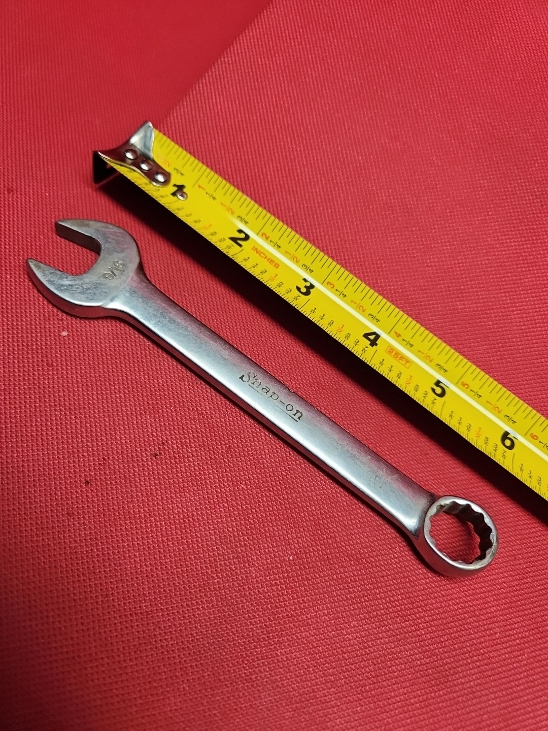 Snap On USA Tools OEX180 9/16″ Open / Box End Combination Wrench Great Condition