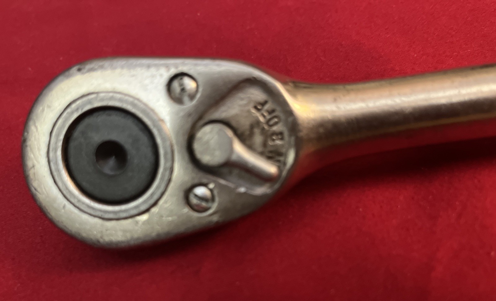 Vtg Snap/on 15″ Long 1/2″ Drive Ratchet 71-15 USA 1946 Mechanics Tool T355