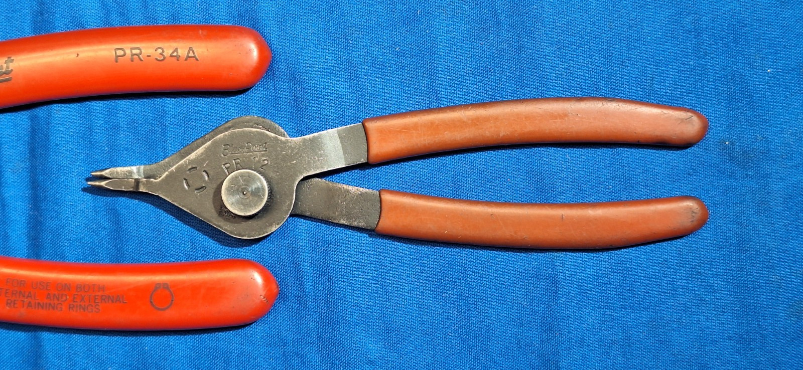 Blue Point 4 piece convertible snap ring plier set PR-12A, PR-349A, PR-34A, PR12