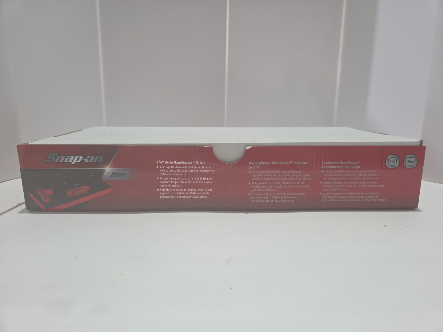 Snap On Tools CTNN13KF Nano Axcess Tool Kit Red New 1/4drive COMPLETE