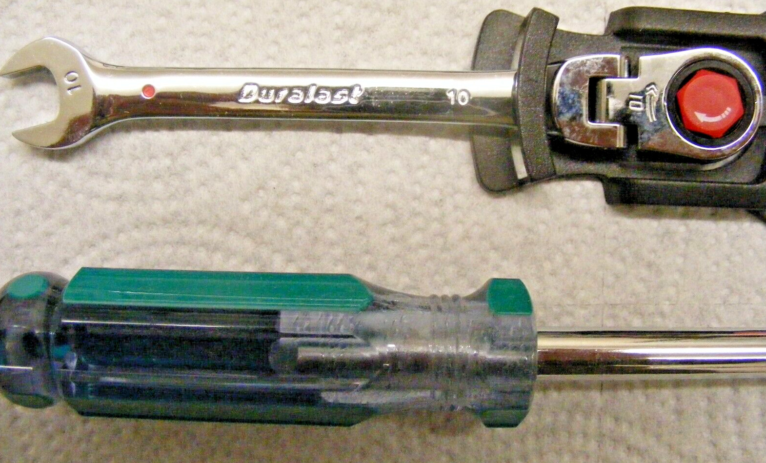 New Duralast 10mm Flex Head Ratcheting Wrench And 10mm CR-V Nut Driver GET BOTH!