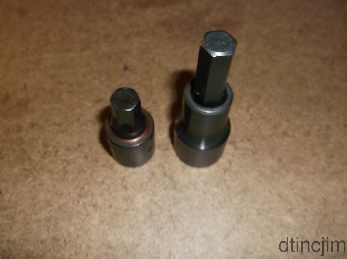 VIM 2Pc. 3/8″ Standard/Stubby Length Hex Bits 3/8″–1/2″ Drive