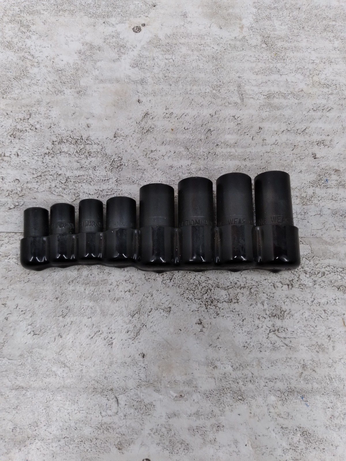 Lisle Tools USA Tap Socket Set 1/4″ 3/8″ Drive w/ Holder 70500 8pcs USED