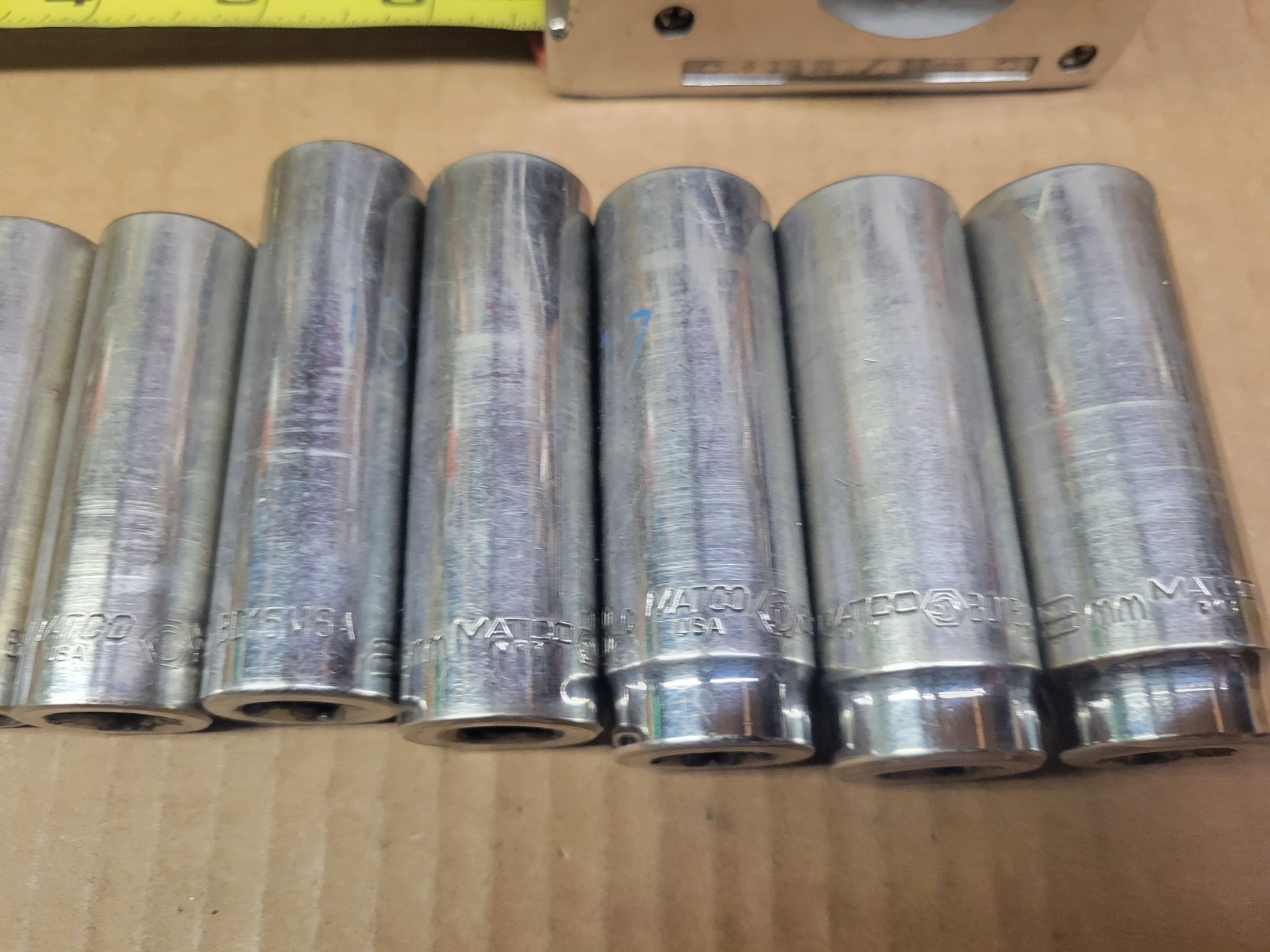Matco Tools 3/8″ Drive 13-piece Deep Socket Set 7 – 19 MM