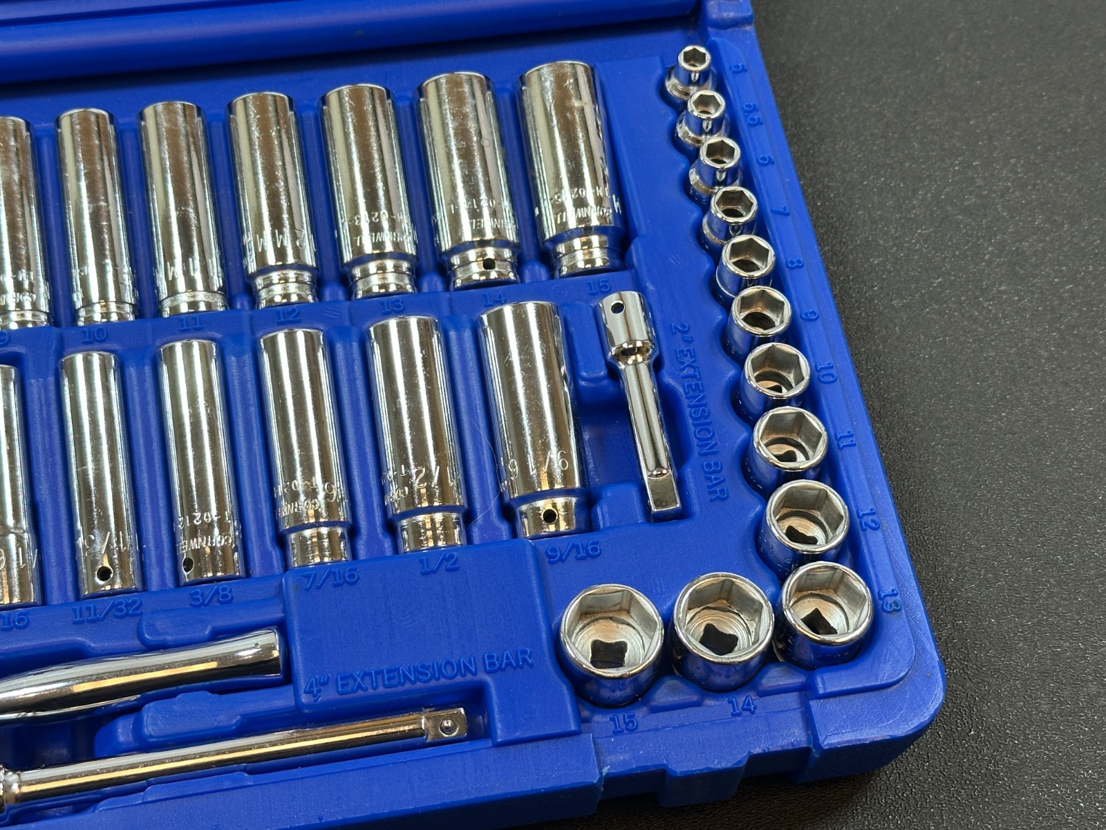 🇺🇸 Cornwell USA TS047SSFT 47pc 1/4” Drive Super Set, 6PT w/ Fine Tooth Ratchet