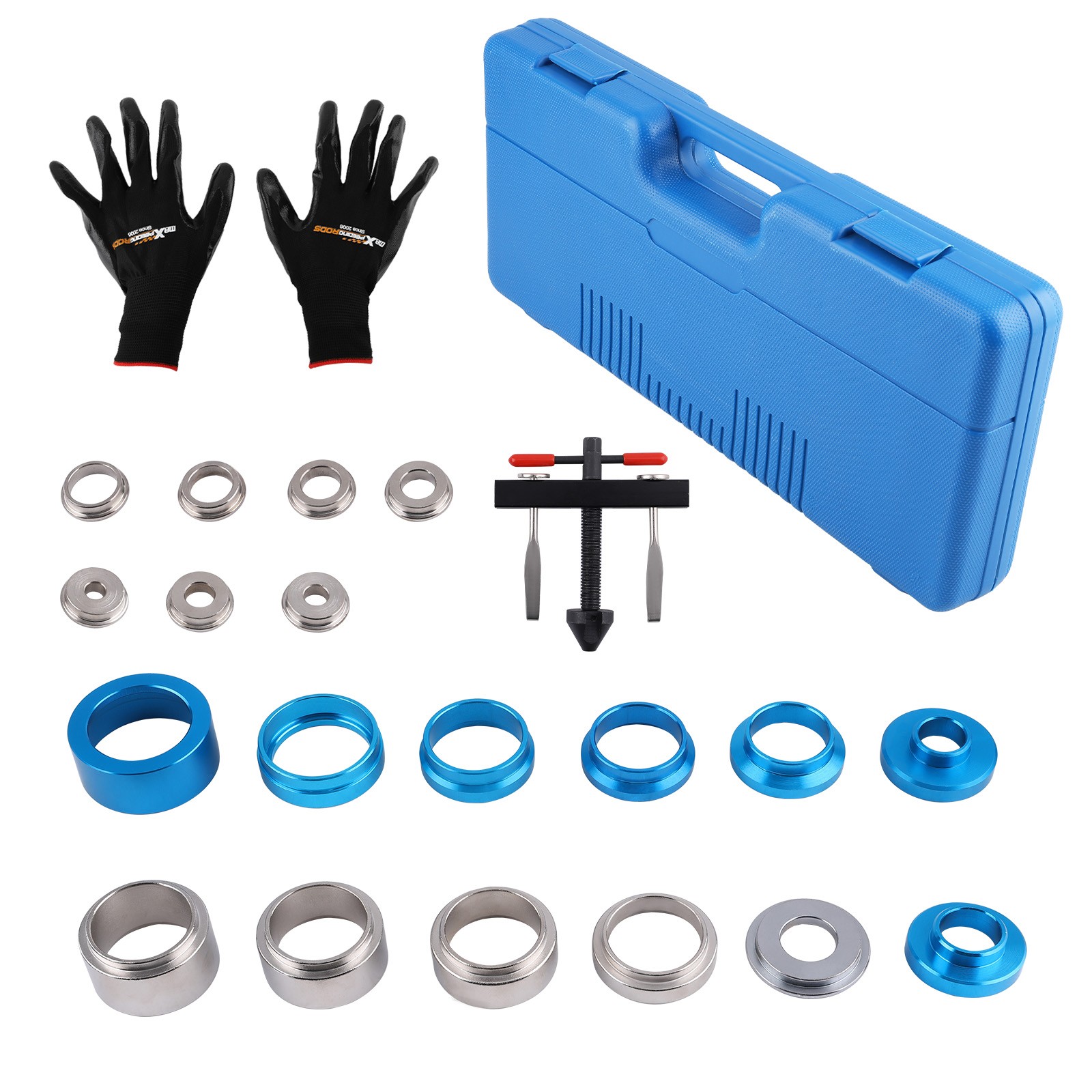22pcs Crankshaft Camshaft Oil Seal Remover Installer Puller Adapters Tool Kit