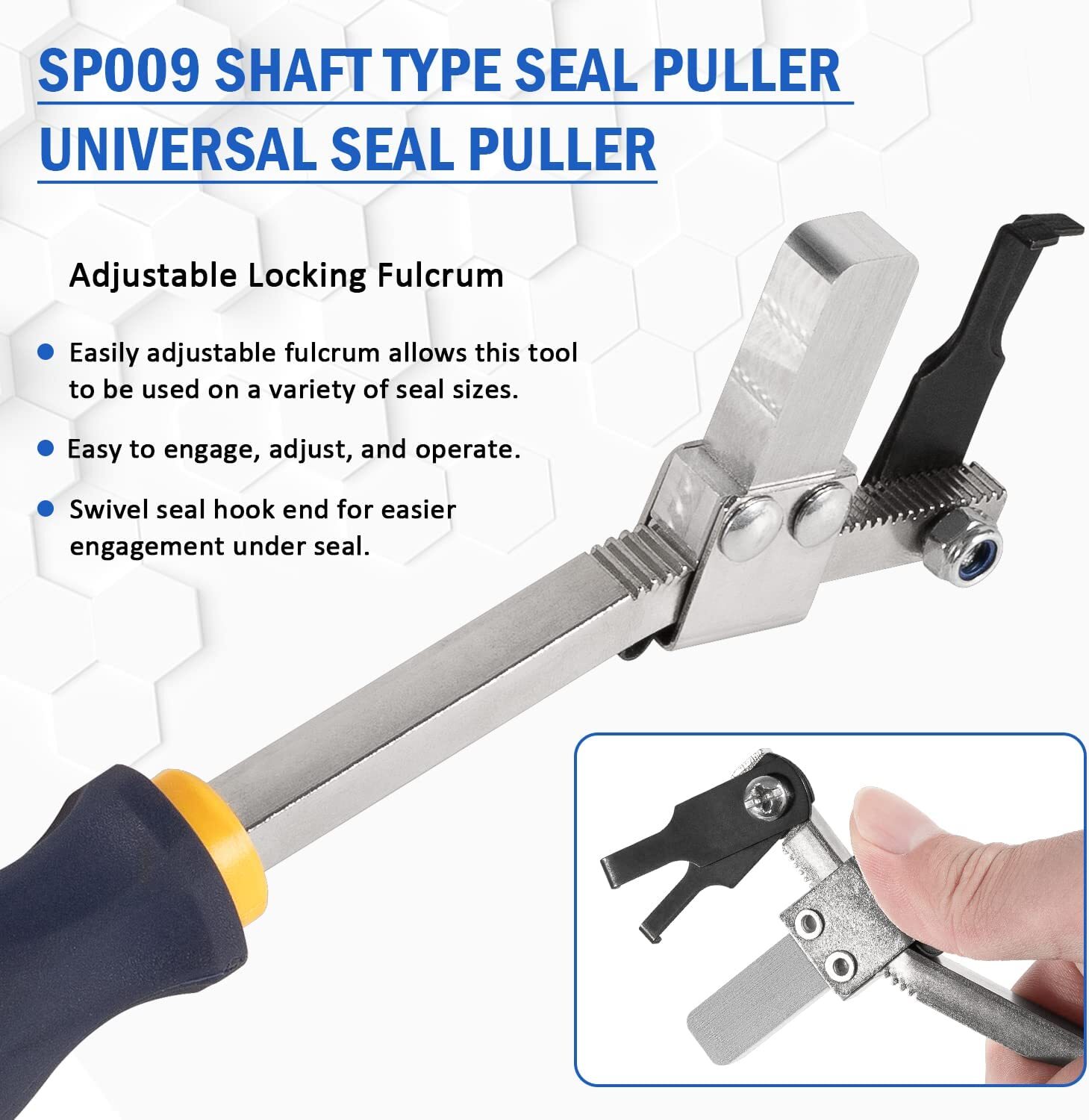 SP009 Cam and Crank Shaft Seal Puller, Shaft Type Seal Puller