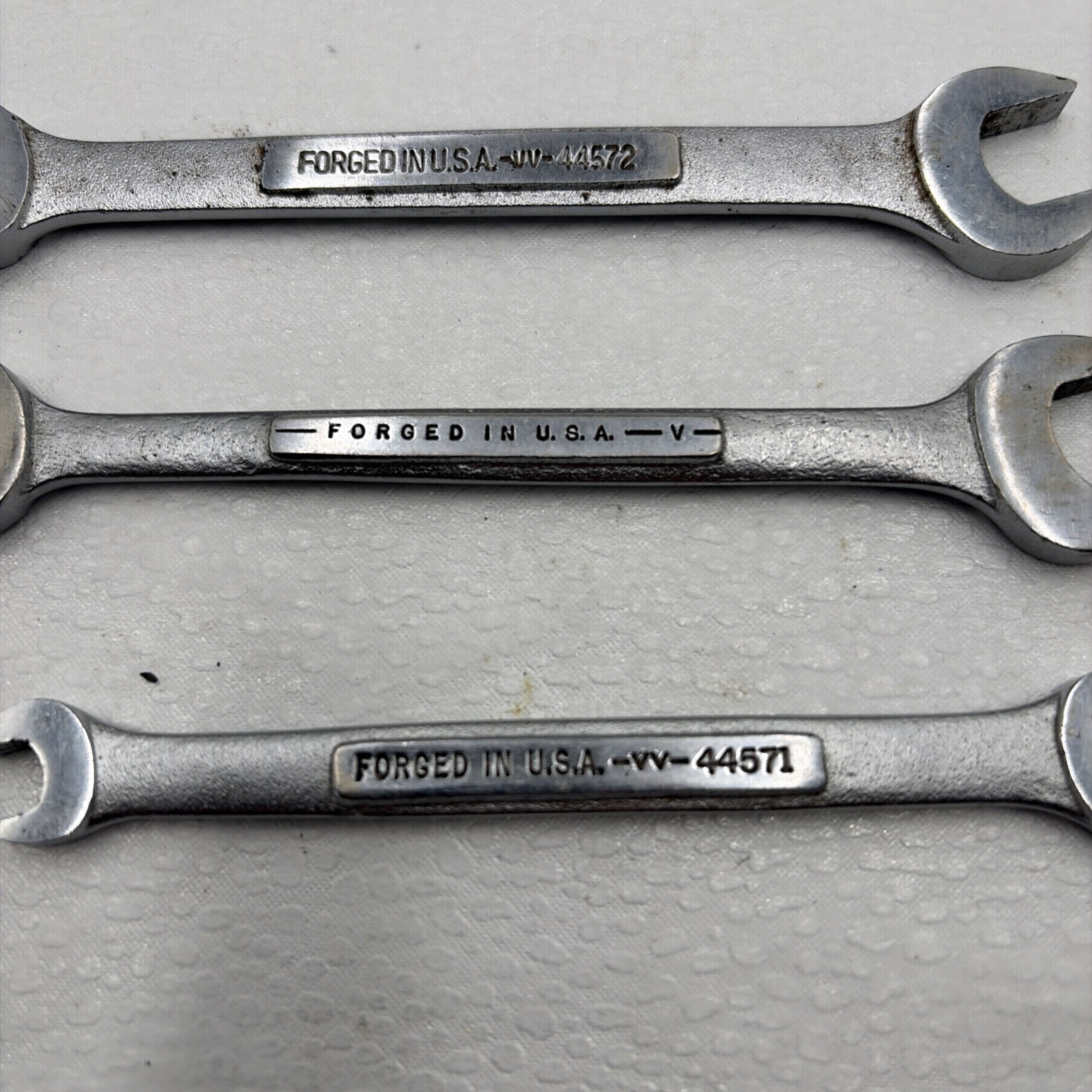 Craftsman 1/4″ x 5/16″ Open End Wrench SAE 44571 -vv- & 3/8” x 7/16” 44572 -vv-