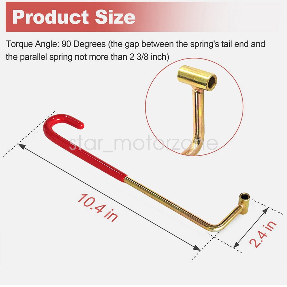 Trunk Lid Torsion Bar Spring Tool 90° For Honda Civic Sedan 13-15 07AAZ-S0KA100